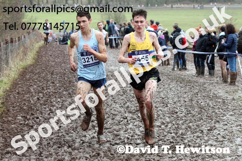 Mens under-17s 2018 British Inter Counties Cross Country Champs., Prestwold Hall, Loughborough. Photo: David T. Hewitson/Sports for All Pics